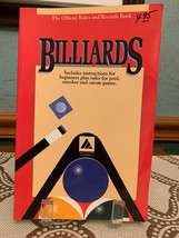 Billiards The Official Rules &amp; Records Book by Rules Committee (1994, Paperback) - £2.40 GBP