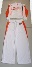 New AUTHENTIC HOOTERS ▪ Jumpsuit Track Warm Up Suit (XS) ▪ White/Orange ... - £52.07 GBP