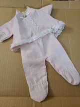 Handmade Baby Doll Dress Pink with Stripes ^ - $281.56 MXN
