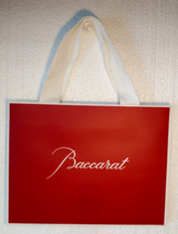 Authentic Brick Red Baccarat Shopping Tote/Gift Bag 9 x 7 x 2 - £17.03 GBP