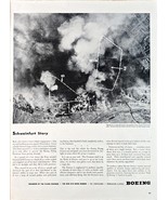 1944 WWII-Vintage Print Ad-BOEING B-29 SUPER BOMBER-Schweinfurt Germany-... - $16.30
