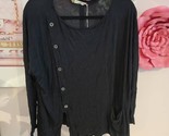 Chalet Et Ceci Button Top Black - $62.00