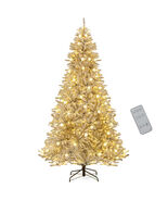 8 Feet Snow-flocked Artificial Christmas Tree Pre-lit Hinged with 81 Sph... - €230,39 EUR 8 Feet Snow-flocked Artificial Christmas Tree Pre-lit Hinged with 81 Sph... - €230,39 EUR