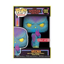 Funko POP! TV: Stranger Things Vecna #1312 Blacklight Exclusive IN HAND SEALED - £34.81 GBP