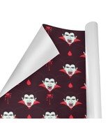 Vampire Black Halloween Wrapping Paper 58&quot; x 23&quot; - $24.45 CAD+