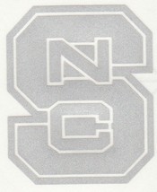REFLECTIVE NC State Wolfpack 2 inch fire helmet hard hat decal sticker RTIC - $2.96