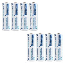 8X Eight Batteries 1.2V 3150Mah Nimh Aa Rechargeable Battery, Sealed - £28.30 GBP