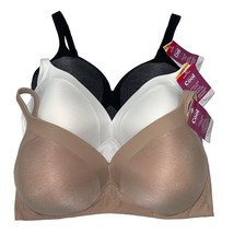 Olga Bra Wirefree Play It Cool Shaping Support Full Figure Cushion Straps GM2281 - £51.11 GBP