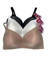 Olga Bra Wirefree Play It Cool Shaping Support Full Figure Cushion Straps GM2281 - $63.95