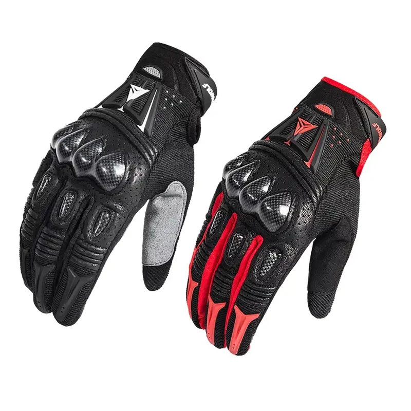 Motorcycle Gloves Summer Breathable Touch Screen Anti-Fall Anti-Shock Mo... - £22.89 GBP