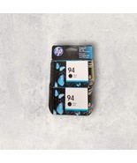 GENUINE NEW HP 94 (C8765WN) Black Ink Cartridge 2-Pack - $14.97