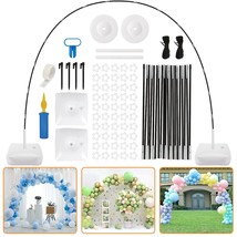 Balloon Arch Stand, 10Ft Wide Adjustable Balloon Arch Kit Adjustable Frame With  - £28.76 GBP