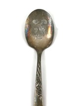 Wm A ROGERS ONEIDA Ltd 6&quot; SLOTTED SPOON Wildwood Always Silverplate Silv... - £11.86 GBP