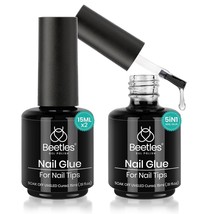 beetles Gel Polish 2 Pcs 15ml Nail Glue Kit for Acrylic Nails 5 in 1 Super  - $465.00 MXN