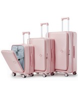 Expandable Luggage Set: 3-Piece Hard Shell Suitcase - $3,324.01 MXN