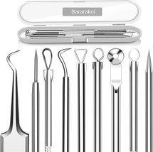 5PCS Blackhead Remover Comedone Extractor Curved Blackhead Tweezers Kit  - $325.54 MXN