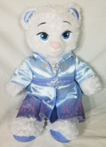 Build a Bear Workshop Disney Frozen II Elsa White Glitter Bear with Dress Talks - £14.09 GBP