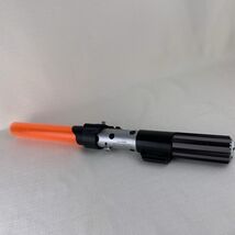 Vintage 1996 LucasFilm Orange Lightsaber with Lights &amp; Sound Star Wars Toy - $19.79