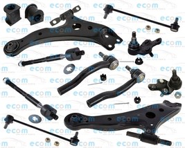 12 Pcs Front End Kit For Toyota Highlander Lower Arms Ball Joints Tie Rods Sway  - £183.18 GBP