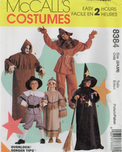 Mc Calls 8384 Easy 2 Hour Halloween Costumes Adults Or Child Pattern Uncut Ff Vtg - £8.02 GBP