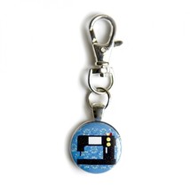 Jillily Studios Sewing Machine Scissor Fob with Swivel Clip - $12.95