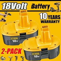 2PACK 18V For Dewalt DC9096 DC9098 new 4.0AH Li-Ion Battery DC9099 replacement - £35.39 GBP