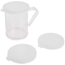 Winco Winware 10-Ounce Polycarbonate Dredge with 3 Snap-on Lids, 1 Count... - £11.78 GBP