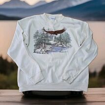Artisans Vtg 90's Bald Eagle Crewneck Sweatshirt Mens Sz XL USA Grandpac... - $29.70