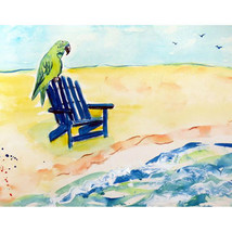 Betsy Drake Parrot and Chair 30 X 50 Inch Comfort Floor Mat - £70.46 GBP