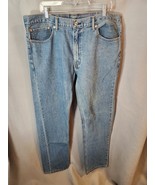 Levis 505 Jeans Mens 40x36 Blue Denim Regular Straight Retro Western Out... - $13.95