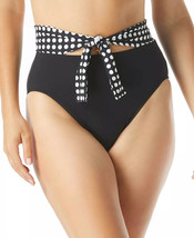 COCO REEF Bikini Swim Bottoms Lure Tie High Waist Black Size Large $64 - NWT - £14.37 GBP
