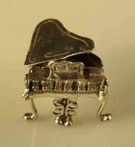 Vintage Sterling Silver 3D Grand Piano Musical Instrument Dollhouse Miniature - £35.72 GBP