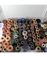 Vintage set 125 spools American Thread &amp; Co Coats &amp; Clarks AA Kismet cot... - $199.00