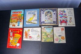 Kids Book Lot The Princess and the Pea The Emperor&#39;s New Clothes 8 Books - £2.77 GBP