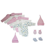 Newborn Baby Girl 9 Pc Baby Shower Gift Set - £22.39 GBP