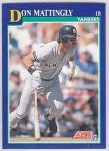 M) 1991 Score Baseball Trading Card - Don Mattingly #23 - £1.54 GBP