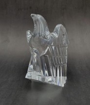 Vintage Signed Steuben Crystal Glass Eagle Bird Figurine Art Glass Disco... - $276.75