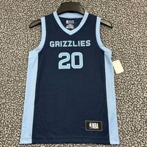 Memphis Grizzlies #20 Jersey Shirt Youth Small Blue NBA Sleeveless New S - $54.49 CAD
