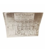 Print 1907 Iowa League Baseball Team Pennant Winners Waterloo 11x14 Port... - £41.24 GBP