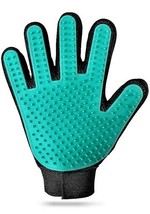 YWD Pet Grooming Hair Removal Glove For Dogs &amp; Cats-Right Hand Green - £7.03 GBP
