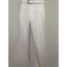 Men Silversilk 2pc Walking Leisure Matching Suit Italian Woven Knits 71003 White image 9