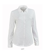 Hammacher Ladies Modal Casual Pajamas Shirt Small White Pjs - $414.19 MXN