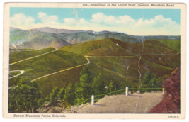 Vtg Postcard-Panorama of the Lariat Trail-Lookout Mountain Road-Landscape-WB-CO2 - £2.35 GBP
