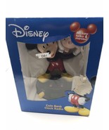 VTG  Mickey Mouse Coin Bank AM/FM Clock  Radio 2005 Model #518384 New Op... - €44,54 EUR