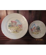 PRINCESS HOUSE HAMMERSLEY FINE BONE CHINA BABY PLATE AND BOWL - €20,20 EUR