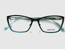 NINE WEST NW 1043 321 BLACK BLUE AUTHENTIC EYEGLASSES 51-15-140 - $47.43 CAD