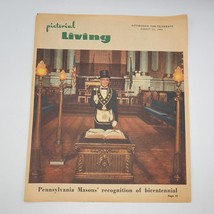 Newspaper Pittsburgh Sun Telegraph Pictorial Living August 23 1959 Masons - $13.85