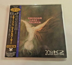 Emerson Lake &amp; Palmer S/T Cd Japan Mini Lp Sleeve Nm w/ Obi K2 Remaster 1994 - $129.89