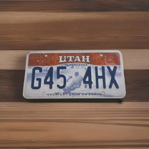Utah License Plate Life Elevated Greatest Snow On Earth Skier G454HX Man... - $462.20 MXN
