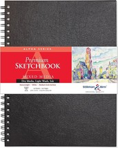 Stillman &amp; Birn 200912 Alpha Series Wirebound Premium Sketchbook, 50 Sheets - $30.99